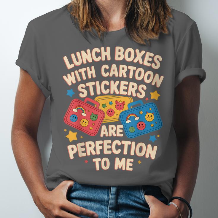 Lunch Boxes With Stickers Lunch Box Nostalgia Retro Unisex Jersey T-Shirt Lunch Boxes With Stickers Lunch Box Nostalgia Retro Unisex Jersey T-Shirt