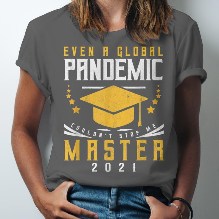 Master 2021 Graduation Graduate Masters Degree Unisex Jersey T-Shirt