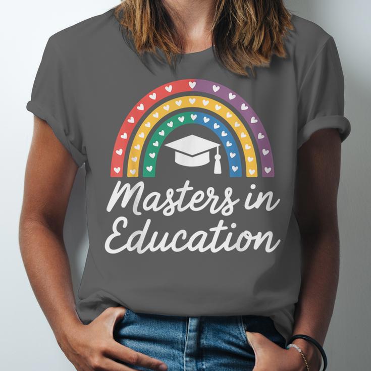 Masters Degree In Education Graduation Matching Graduate Unisex Jersey T-Shirt