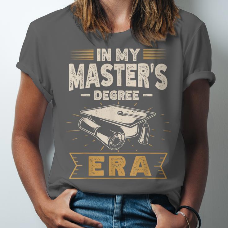 Master’s Degree Era MBA Masters Degree Graduation Unisex Jersey T-Shirt