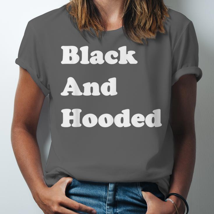 Masters Degree Graduation And Hooded T-Shirt Unisex Jersey T-Shirt