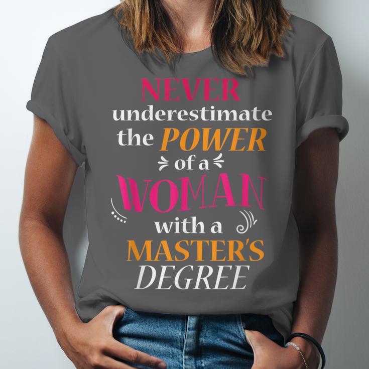 Masters Degree Graduation MPH Social Work Unisex Jersey T-Shirt