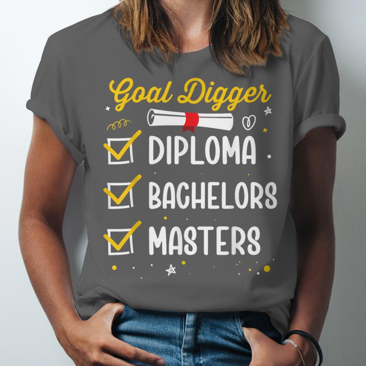 Masters Graduation Goal Digger Mastered It Unisex Jersey T-Shirt