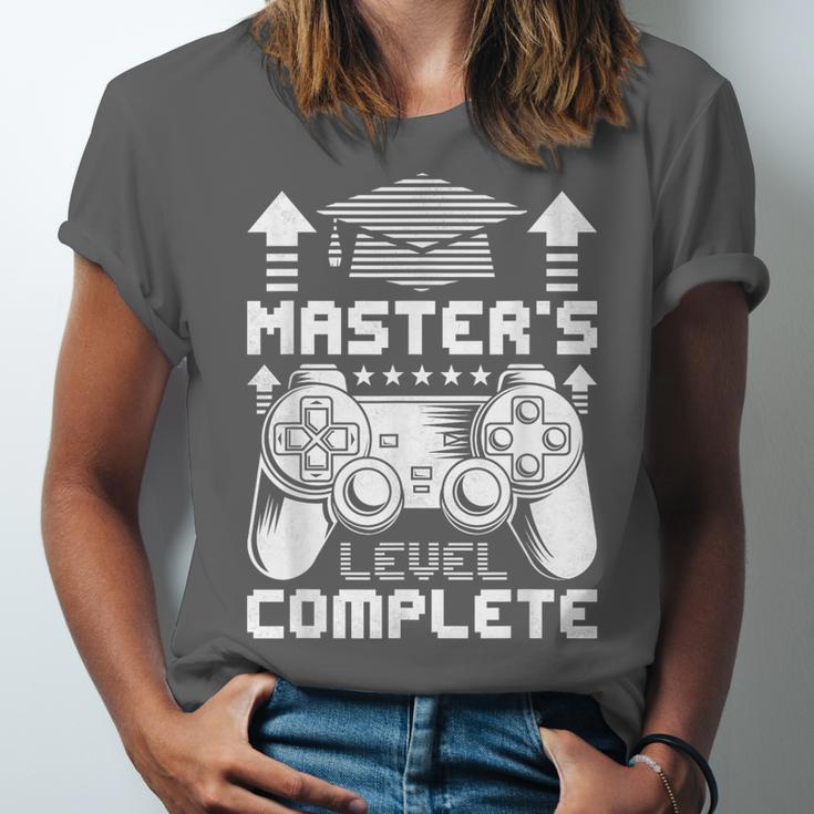 Master's Level Complete College Graduation Unisex Jersey T-Shirt