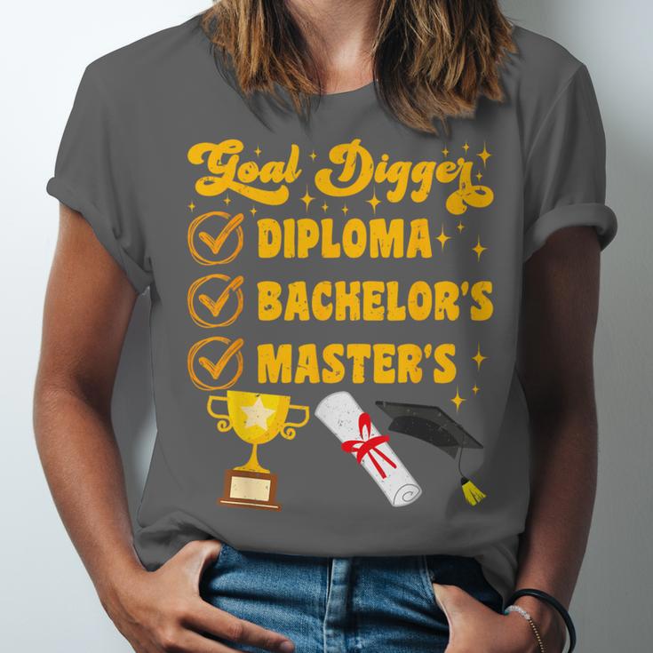 Master's Thesis Passed Goal Digger Master's Graduation Unisex Jersey T-Shirt