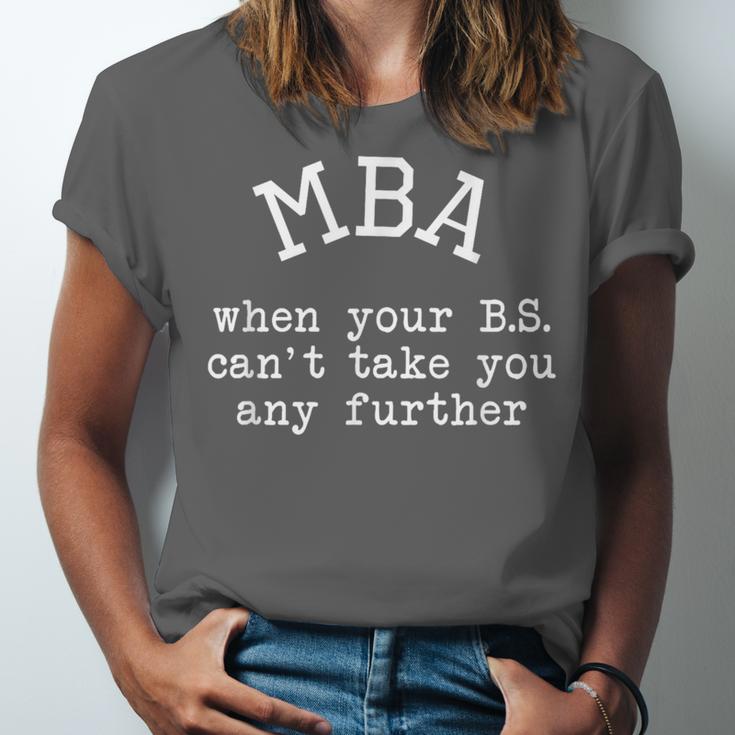 MBA Graduation For Him Her Masters Degree Graduate Unisex Jersey T-Shirt