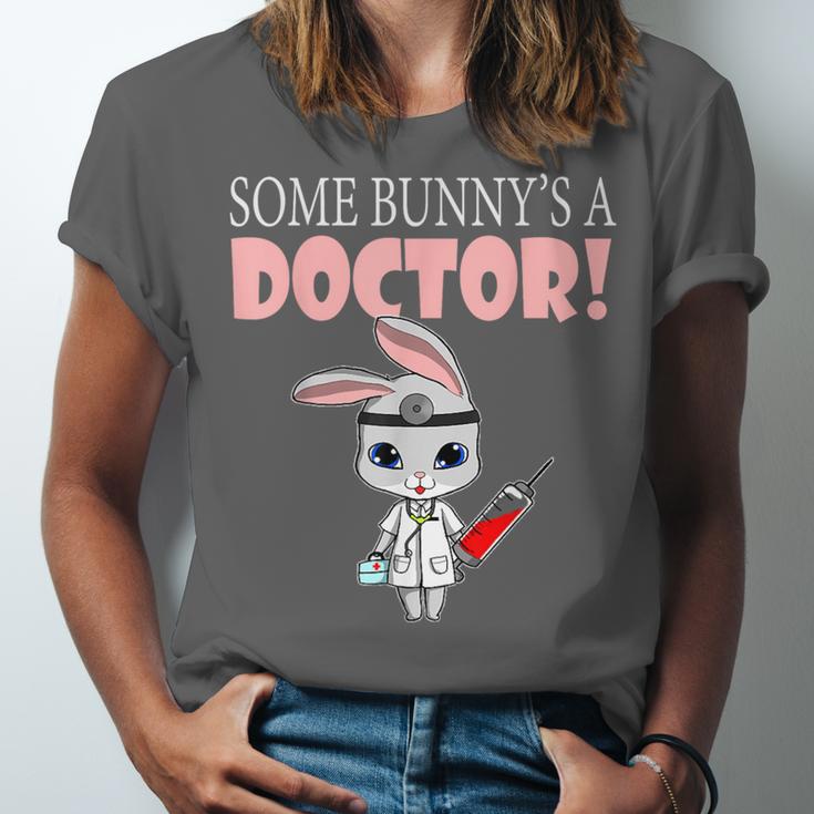 Med School Graduation Bunny Medical New Doctor Unisex Jersey T-Shirt
