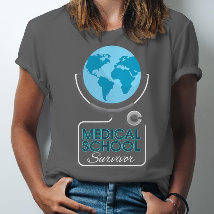 Medical School Survivor Med Graduation Unisex Jersey T-Shirt