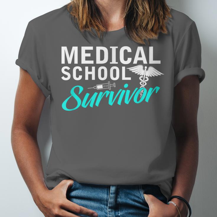 Medical School Survivor Med Student Graduation Unisex Jersey T-Shirt