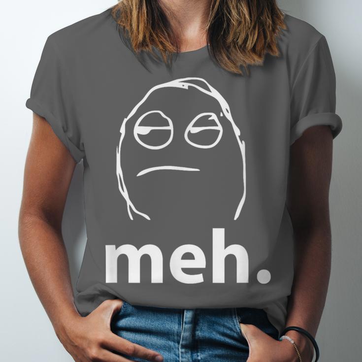 Meh Shirt Teacher Idea College Geek Graduation Tshirt Unisex Jersey T-Shirt