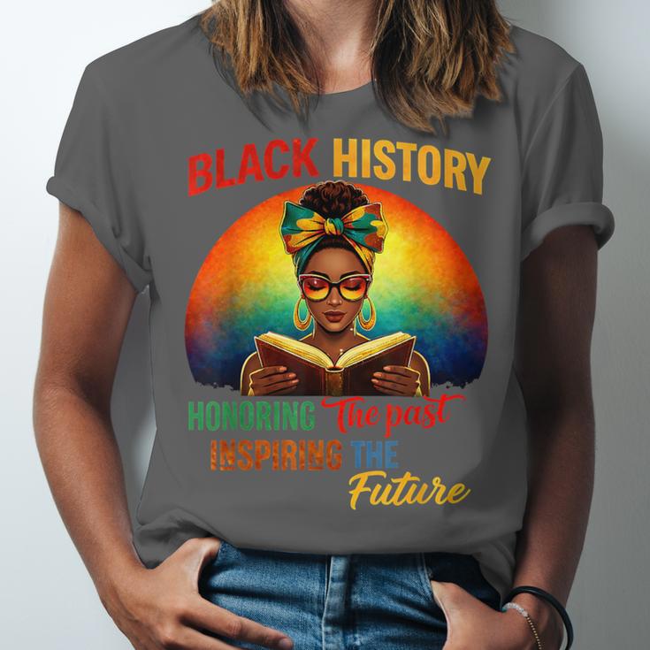 Melanin Honoring Past Inspiring Pride Book Month Unisex Jersey T-Shirt Melanin Honoring Past Inspiring Pride Book Month Unisex Jersey T-Shirt