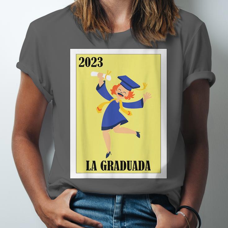 Mexican For Graduation La Graduada 2023 Unisex Jersey T-Shirt