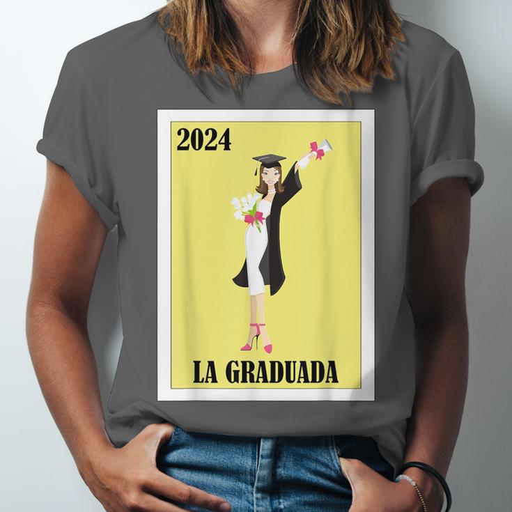 Mexican For Graduation La Graduada 2024 Unisex Jersey T-Shirt