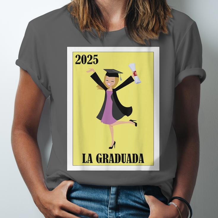 Mexican For Graduation La Graduada 2025 Unisex Jersey T-Shirt