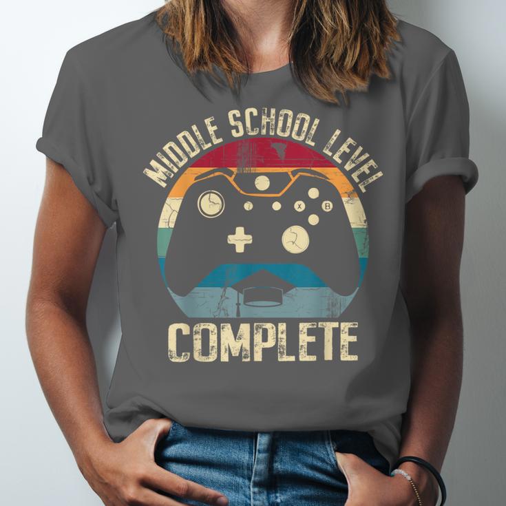 Middle School Level Complete Gamer Class Of 2024 Graduation Unisex Jersey T-Shirt