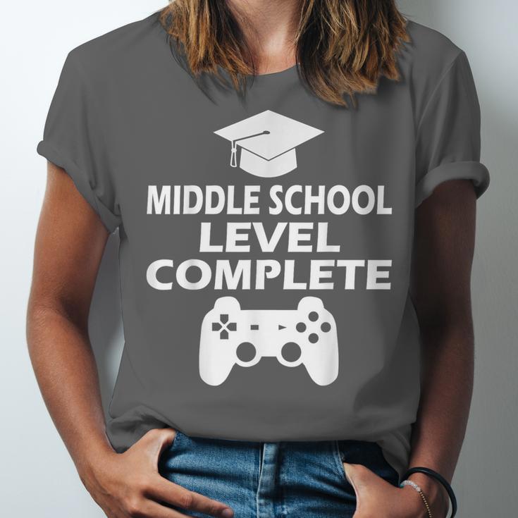 Middle School Level Complete Gamer Graduation Day 2024 Unisex Jersey T-Shirt