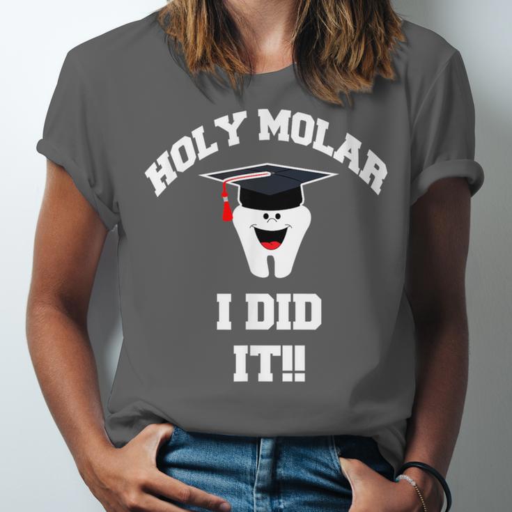 Molar Dentist Dental Hygienist Graduation Shirt Unisex Jersey T-Shirt