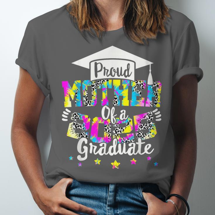 Mother Of a 2025 Graduate Tie Dye Class Senior Graduation 25 Unisex Jersey T-Shirt