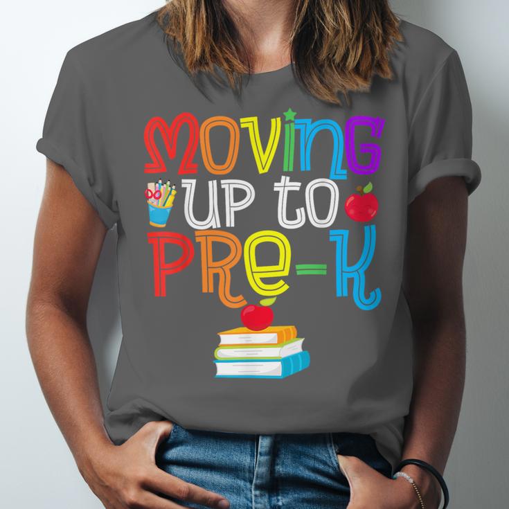 Moving Up To Pre-K Teacher Student Kid Graduation T-Shirt Unisex Jersey T-Shirt