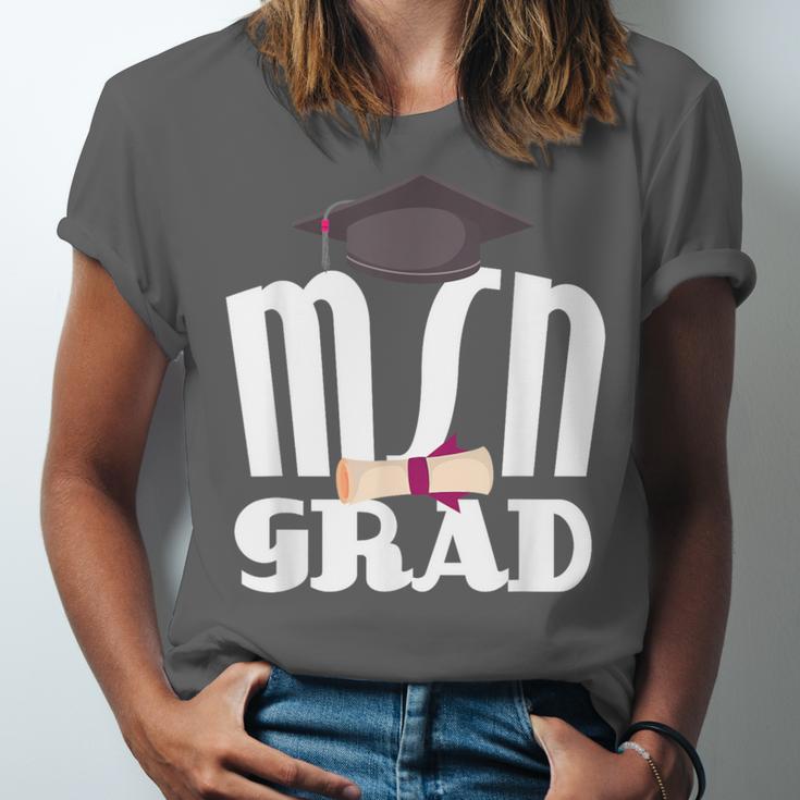 MSN Masters Graduation Men Women Son Daughter Unisex Jersey T-Shirt