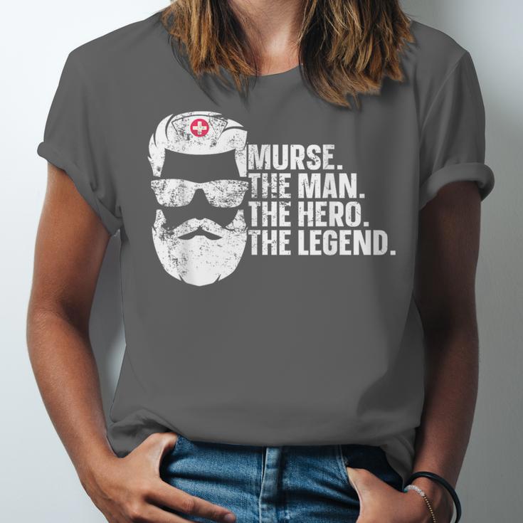 Murse Male Nurse Student Man Nurses Murse RN Graduation Week Unisex Jersey T-Shirt