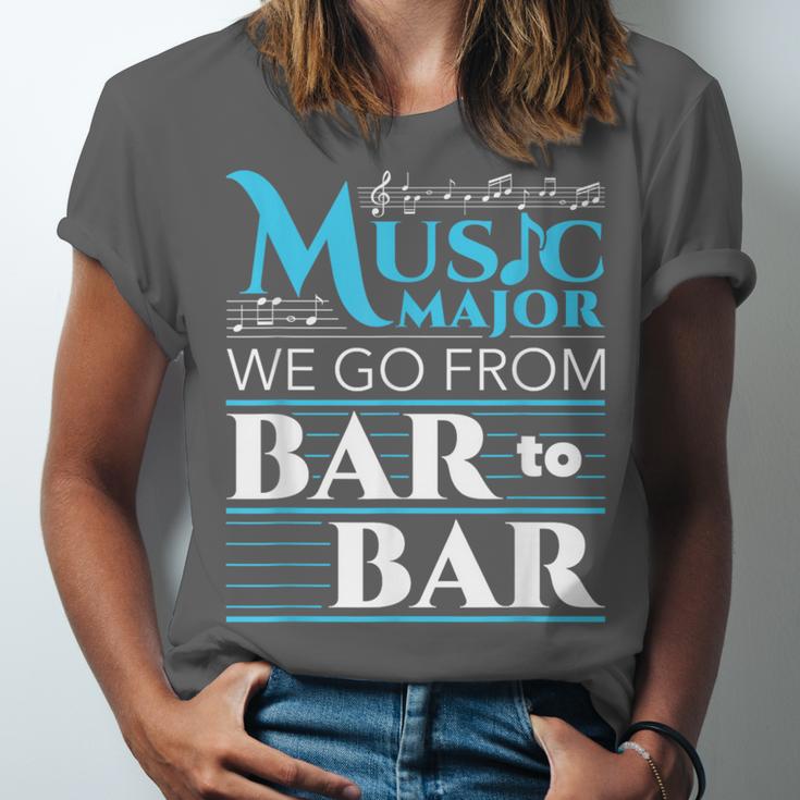 Music Major Student Pun Graduation Unisex Jersey T-Shirt