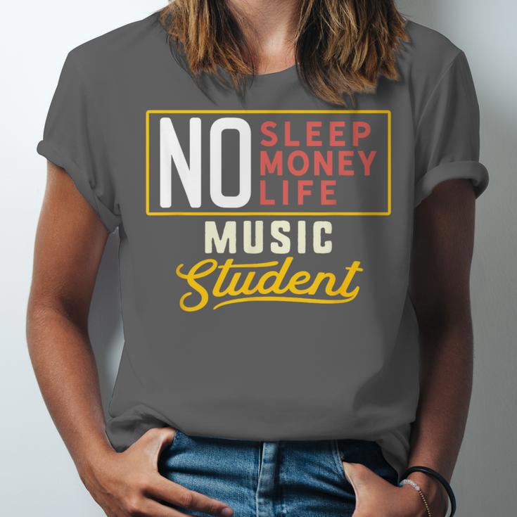 Music Major Student Shirt Graduation College Unisex Jersey T-Shirt