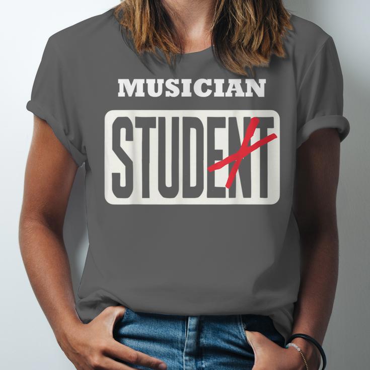 MUSICIAN Student Shirt Graduation MUSICIAN Stud Unisex Jersey T-Shirt