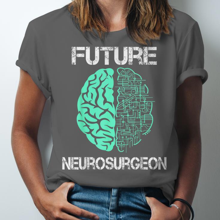 Neuro Surgeon Brain Student Graduation Future Neurosurgeon Unisex Jersey T-Shirt