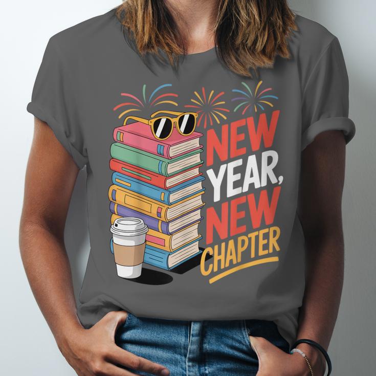 New Year New Chapter Book Lover Reader Unisex Jersey T-Shirt