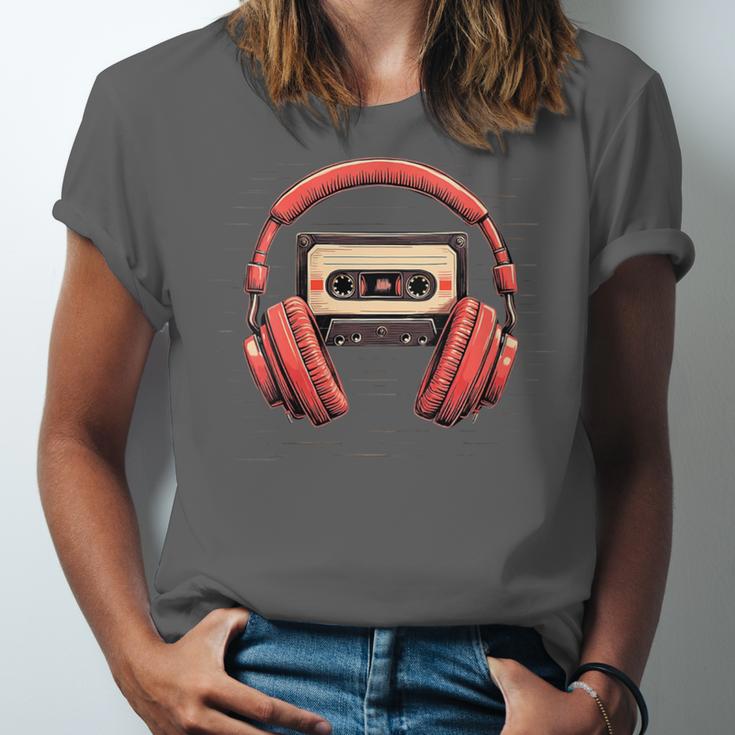 Nostalgia Cassette Men Women 80s 90s Retro Mixtape Tape Unisex Jersey T-Shirt