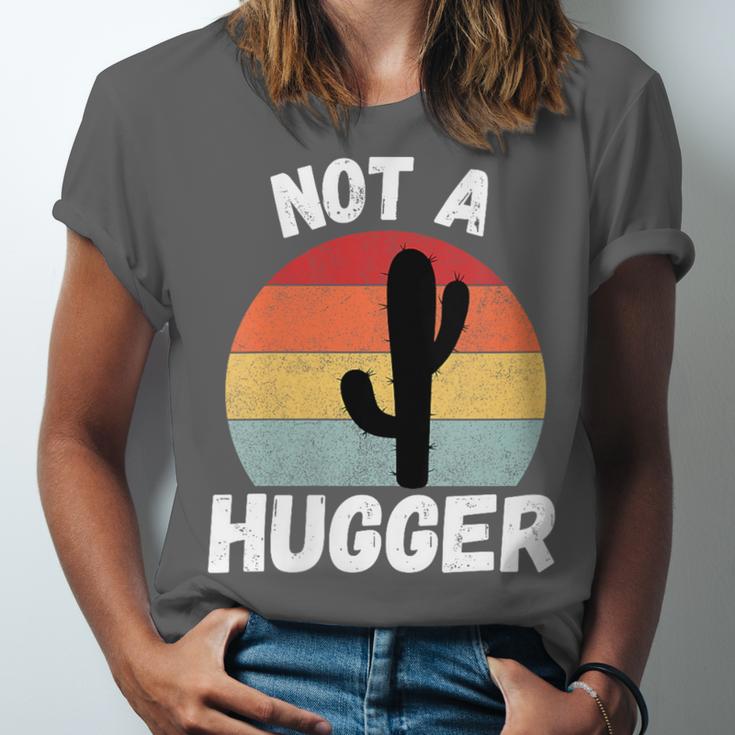Not A Hugger Cactus Introvert Antisocial Unisex Jersey T-Shirt Not A Hugger Cactus Introvert Antisocial Unisex Jersey T-Shirt