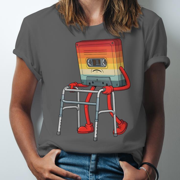 Old Vintage Cassette Tape 70s 80s 80s Outfit Nostalgia Unisex Jersey T-Shirt Old Vintage Cassette Tape 70s 80s 80s Outfit Nostalgia Unisex Jersey T-Shirt