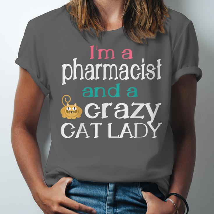 Pharmacist Cat Lady PharmD Women Graduation Unisex Jersey T-Shirt