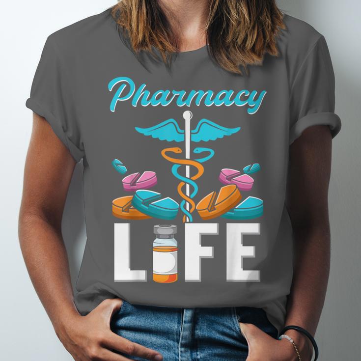 Pharmacy Life Pharmacist Chemist Student PharmD Graduation Unisex Jersey T-Shirt