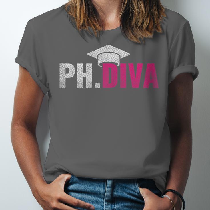 PhDiva PHD Student Graduation Degree Med Law School Unisex Jersey T-Shirt