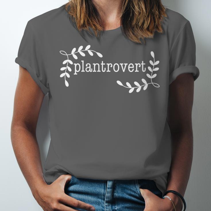 Plantrovert Introvert Gardener Plant Lady Unisex Jersey T-Shirt Plantrovert Introvert Gardener Plant Lady Unisex Jersey T-Shirt