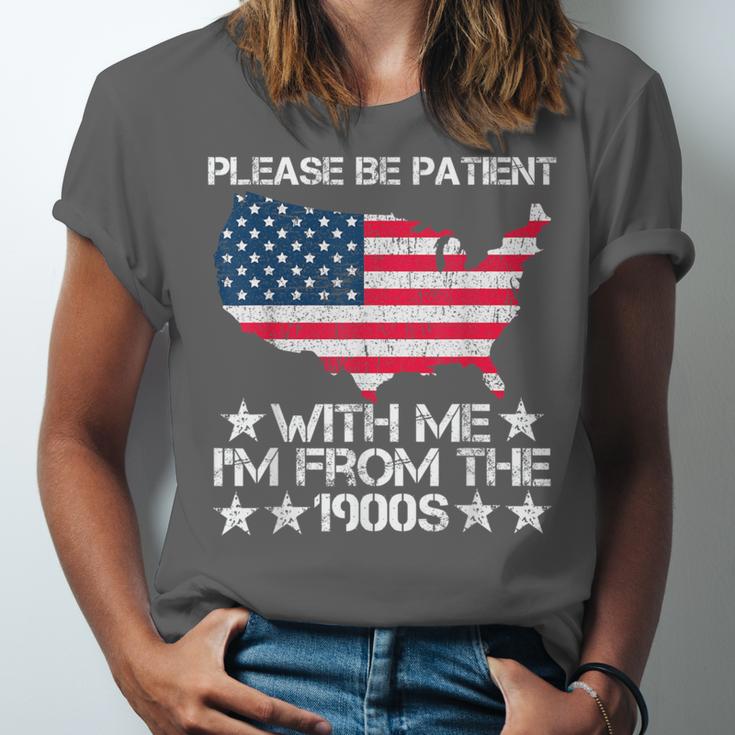 Please Be Patient With Me I'm From The 1900s American Flag Unisex Jersey T-Shirt Please Be Patient With Me I'm From The 1900s American Flag Unisex Jersey T-Shirt