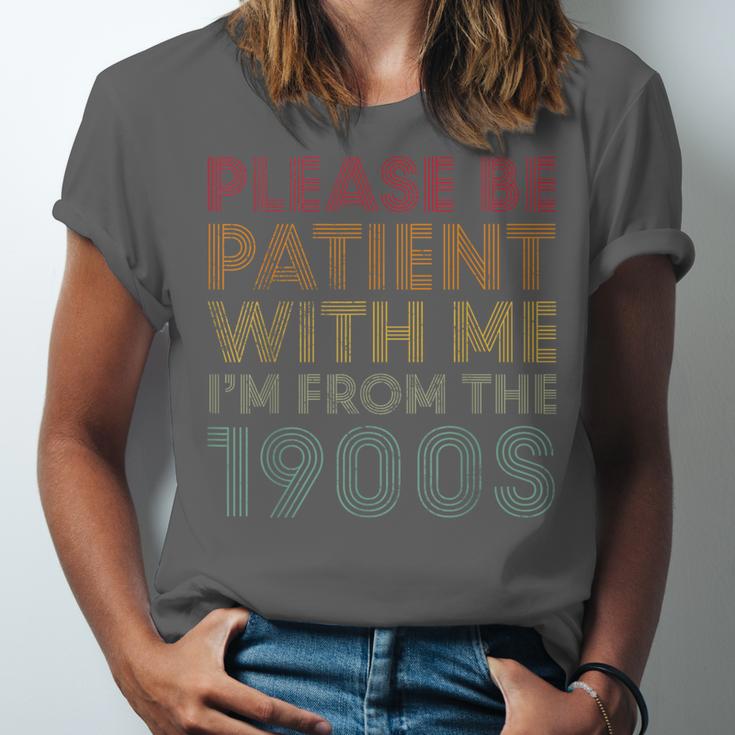 Please Be Patient With Me I'm From The 1900s Classic Vintage Unisex Jersey T-Shirt Please Be Patient With Me I'm From The 1900s Classic Vintage Unisex Jersey T-Shirt