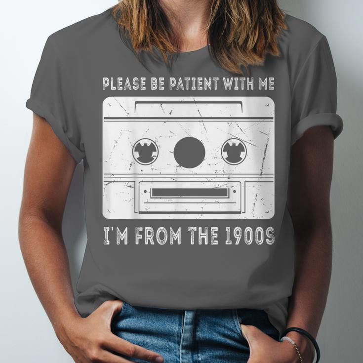 Please Be Patient I'm From The 1900s Cowboy Saying Unisex Jersey T-Shirt