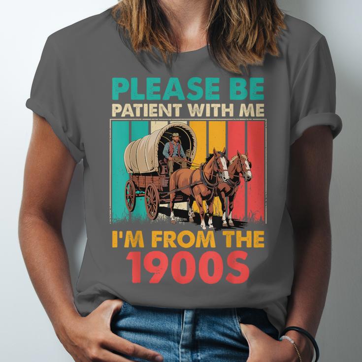 Please Be Patient I'm From The 1900s Dad Fathers Day Unisex Jersey T-Shirt Please Be Patient I'm From The 1900s Dad Fathers Day Unisex Jersey T-Shirt