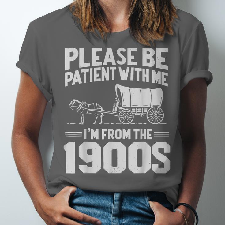 Please Be Patient I'm From The 1900s Men Women Unisex Jersey T-Shirt Please Be Patient I'm From The 1900s Men Women Unisex Jersey T-Shirt