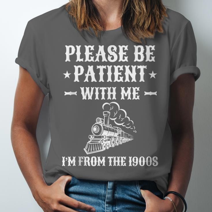 Please Be Patient I'm From The 1900s Old Men & Women Unisex Jersey T-Shirt Please Be Patient I'm From The 1900s Old Men & Women Unisex Jersey T-Shirt