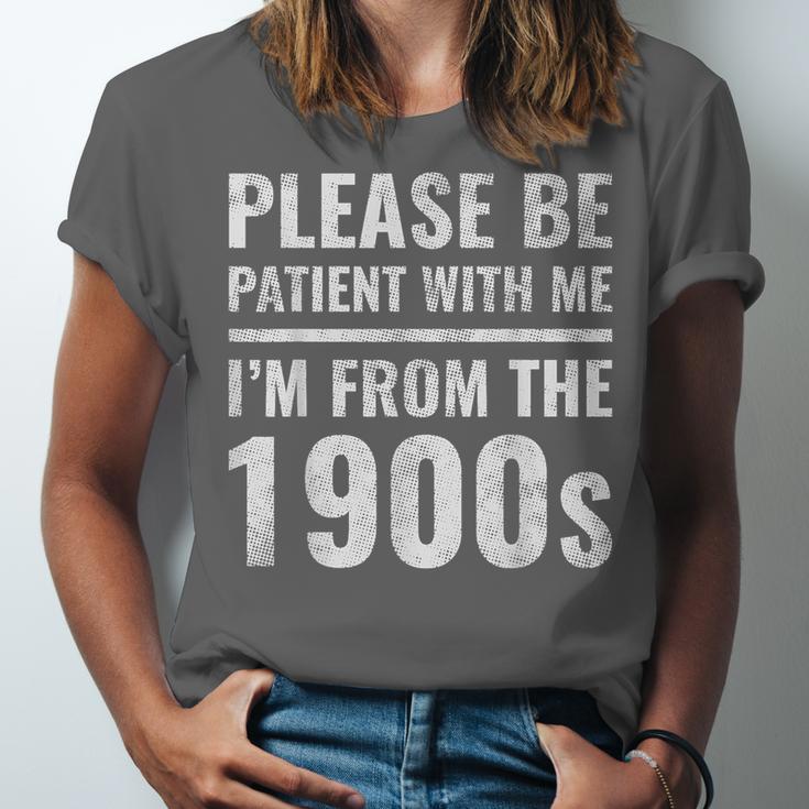 Please Be Patient With Me I'm From The 1900s Old People Unisex Jersey T-Shirt