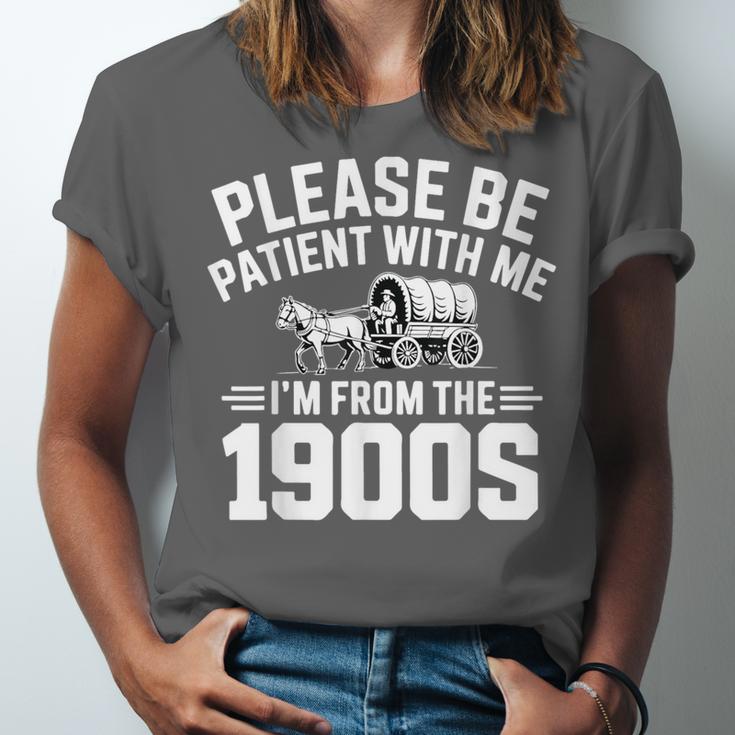 Please Be Patient With My I'm From The 1900s Retirement Unisex Jersey T-Shirt Please Be Patient With My I'm From The 1900s Retirement Unisex Jersey T-Shirt