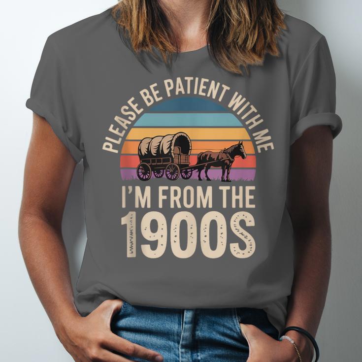 Please Be Patient With My I'm From The 1900s Retro Unisex Jersey T-Shirt