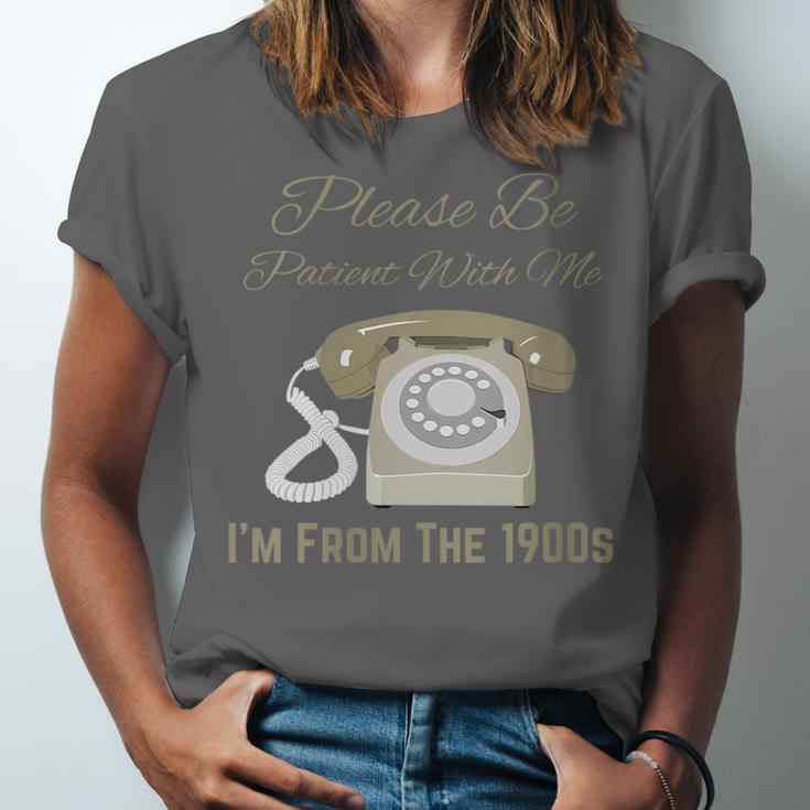 Please Be Patient With Me I'm From The 1900s Telephone Unisex Jersey T-Shirt Please Be Patient With Me I'm From The 1900s Telephone Unisex Jersey T-Shirt