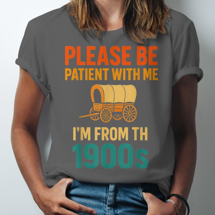 Please Be Patient I'm From The 1900s Vintage Father Day Men Unisex Jersey T-Shirt