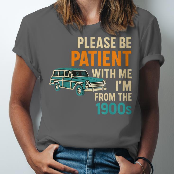 Please Be Patient With Me I'm From The 1900s Vintage For Man Unisex Jersey T-Shirt