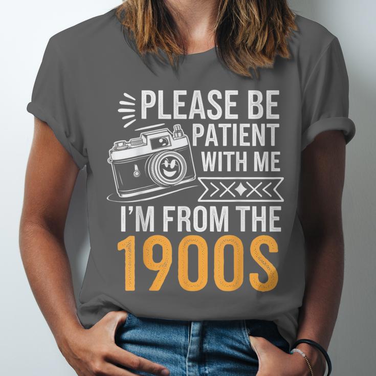 Please Be Patient With Me I'm From The 1900s Vintage Oldie Unisex Jersey T-Shirt Please Be Patient With Me I'm From The 1900s Vintage Oldie Unisex Jersey T-Shirt